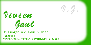 vivien gaul business card